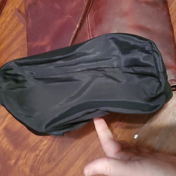 Estalon Purse crossbody leather red ish on color - Picture 12 of 13